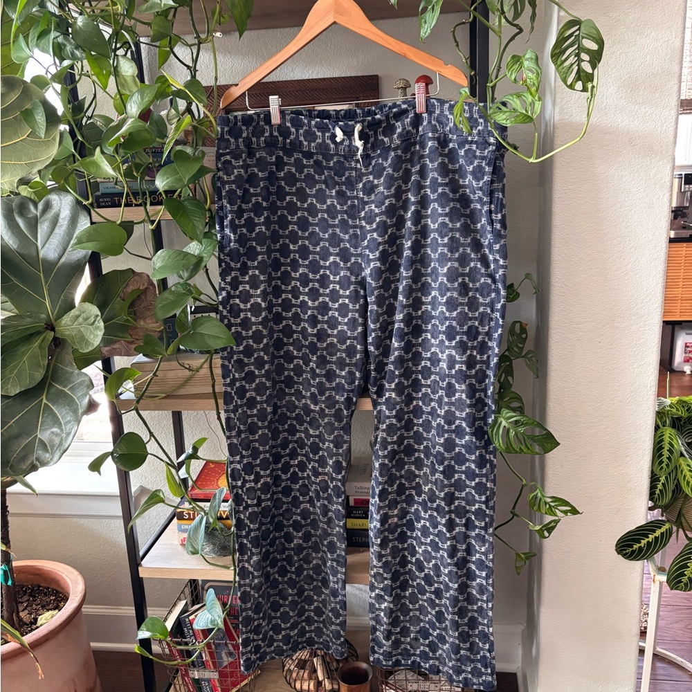 Geometric Patterned Drawstring Pants - image 2